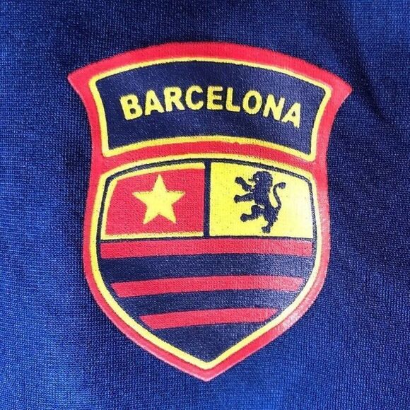 Umbro Barcelona Futol Soccer Zip-up Warm-up Jacket Men's Large (L) - Picture 3 of 4